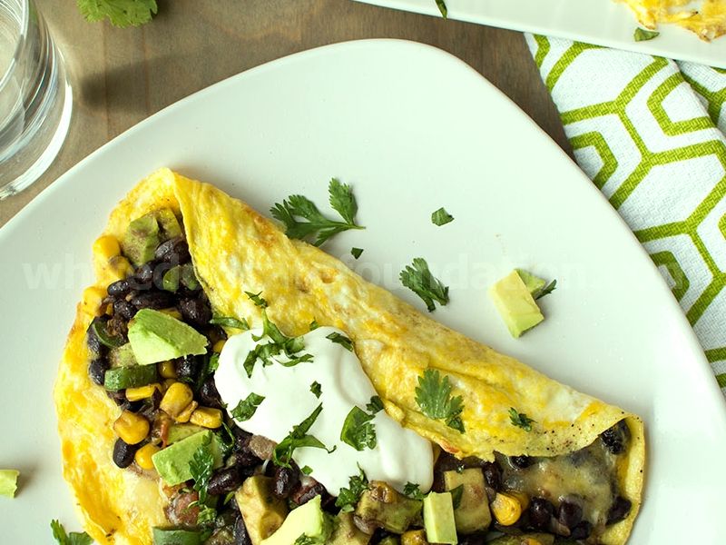 Loaded Mexican Omelette