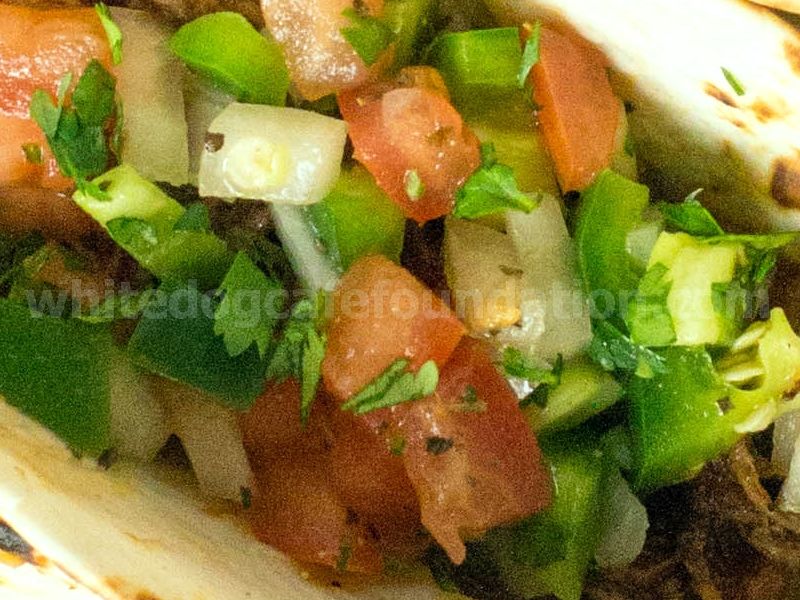 Cuban-Style Shredded Beef Tacos with Mojo Salsa