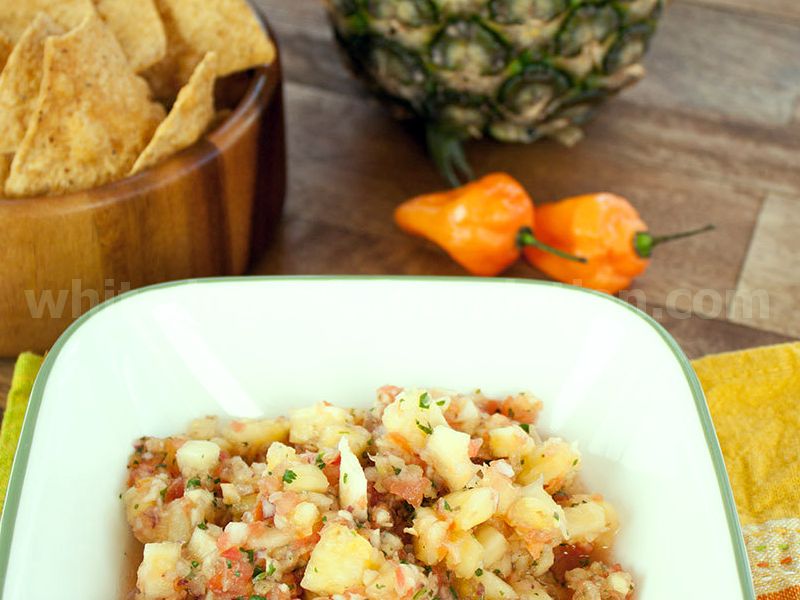 Fresh Pineapple-Habanero Salsa