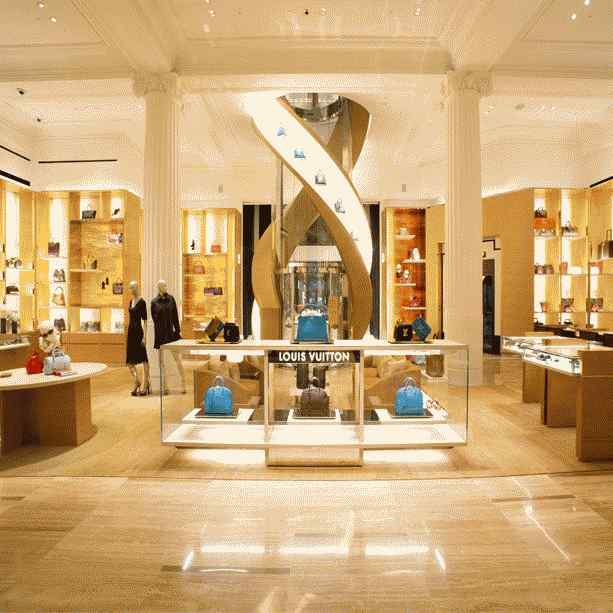 Louis Vuitton rækkehus på Selfridges
